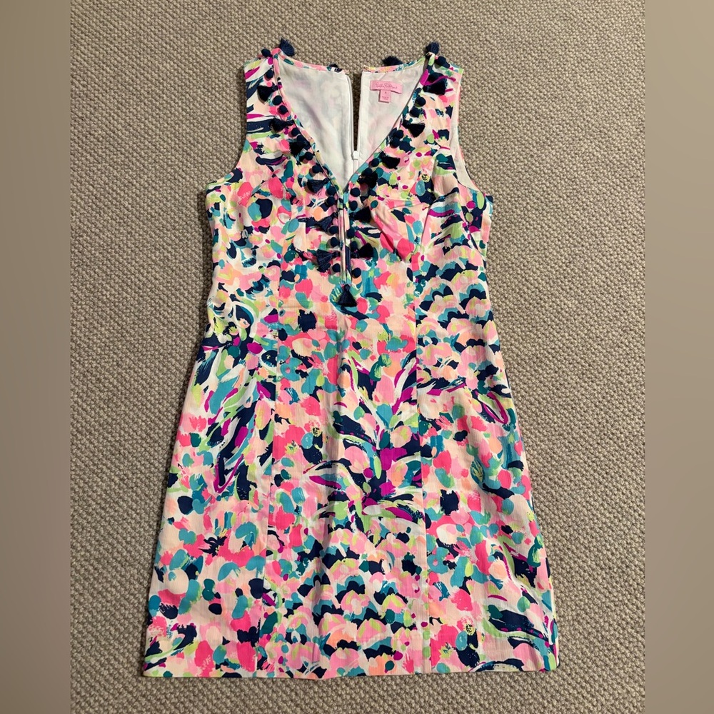 Lilly Pulitzer Multicolor Tassel Dress